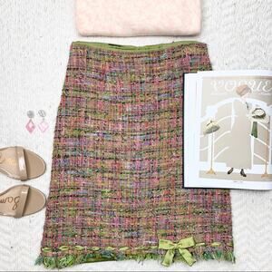 Rickie Freeman for Teri Jon Tweed Skirt Size 4